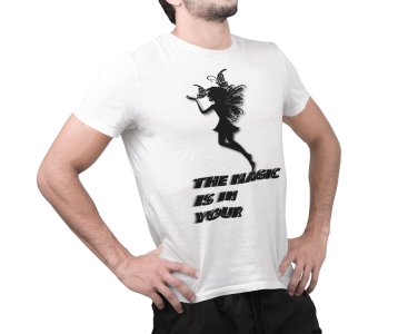 The magic is in you - White - Printed - Sports cool Men's T-shirt