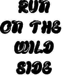 Run on this wild side -White - Printed - Sports cool Men's T-shirt