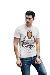 Shopkane Shockerrs -White - Printed - Sports cool Men's T-shirt