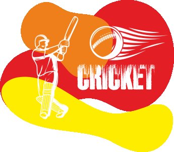 Cricket - Batsman Illustration - White - Printed - Sports cool Men's T-shirt