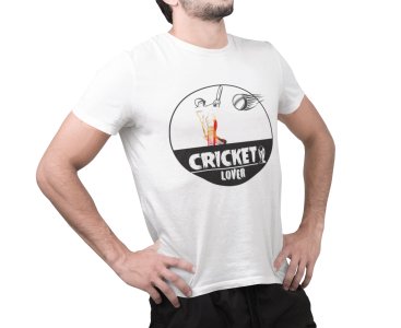 Cricket Lover - White - Printed - Sports cool Men's T-shirt