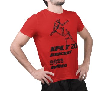 IPL 2022 - Red - Printed - Sports cool Men's T-shirt
