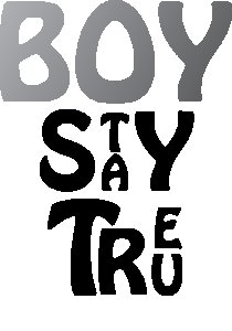 Boy Stay True -Red - Printed - Sports cool Men's T-shirt