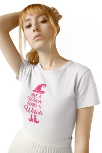 Once a witch - Printed Tees for Women's - designed for Halloween