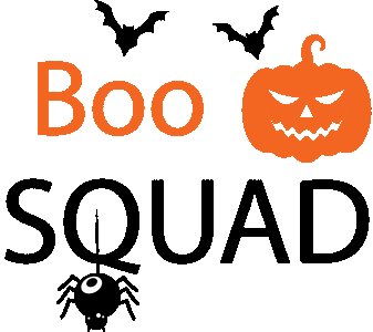 Boo squad - Printed Tees for Women's -designed for Halloween