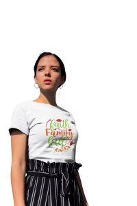 Faith family - Printed Tees for Women's -designed for Halloween