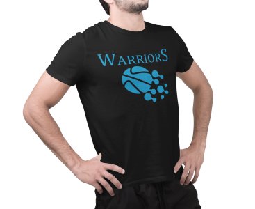 Warriors - Black - Printed - Sports cool Men's T-shirt