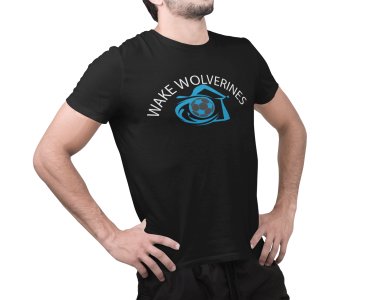 Wake Wolverines - Black - Printed - Sports cool Men's T-shirt