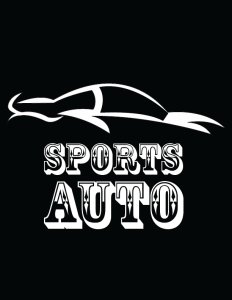 Sports Auto - Black - Printed - Sports cool Men's T-shirt