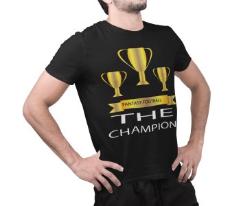 Fantacy Football - Black - Printed - Sports cool Men's T-shirt