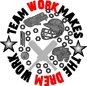 Team work makes the dream work - Yellow - Printed - Sports cool Men's T-shirt