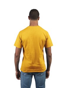 73 Indoor - Yellow - Printed - Sports cool Men's T-shirt