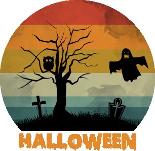Halloween graveyard - Printed Tees for Women's -designed for Halloween