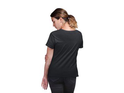 Going to be Mommy-printed family themed cotton blended half-sleeve t-shirts made for women (black)