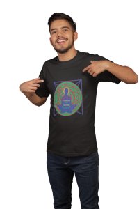 Meditation Is The Day Of Success Round Neck Tshirt - Clothes for Yoga Lovers - Suitable For Regular Yoga Going People - Foremost Gifting Material for Your Friends and Close Ones