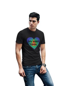 Do more Yoga - Black - Comfortable Yoga T-shirts for Yoga Printed Men's T-shirts (Large, Black)