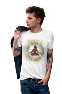 Yoga Home - White - Comfortable Yoga T-shirts for Yoga Printed Men's T-shirts White