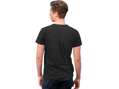 Dog my best friend - printed stylish Black cotton tshirt- tshirts for men