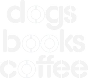 Dogs books coffee Black And White Text -Black -printed cotton t-shirt - comfortable, stylish