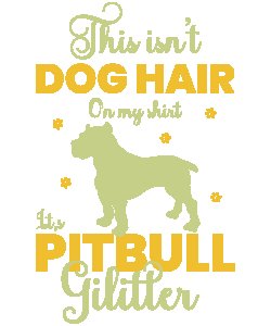 Pitbull glitter - printed stylish White cotton tshirt- tshirts for men