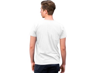 Muiscal instrument - White - Men's - printed T-shirt - comfortable round neck Cotton