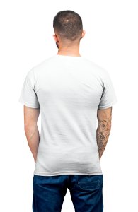 Music Notes- White - Men's - printed T-shirt - comfortable round neck Cotton