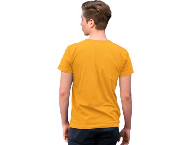 Saxophone-Yellow - Men's - printed T-shirt - comfortable round neck Cotton