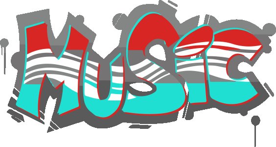 Music (BG Grey color )-Black- Men's - printed T-shirt - comfortable round neck Cotton