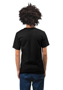 Baby With Headphone -Black- Men's - printed T-shirt - comfortable round neck Cotton