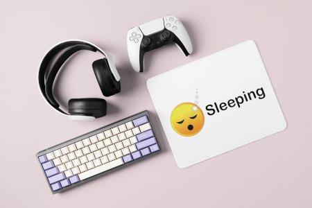 Sleeping Emoji- Emoji Printed Mousepad For Emoji Lovers