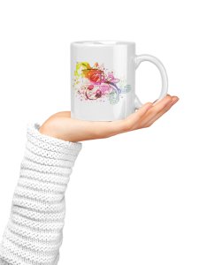 Color full Walkman - music themed printed ceramic white coffee and tea mugs/ cups for music lovers