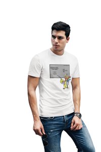 Hen (White T) -Clothes for Mathematics Lover - Foremost Gifting Material for Your Friends, Teachers, and Close Ones