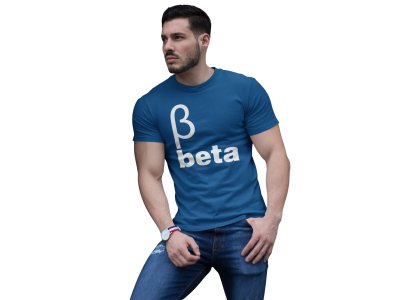Beta (Blue T) -Clothes for Mathematics Lover - Foremost Gifting Material for Your Friends, Teachers, and Close Ones