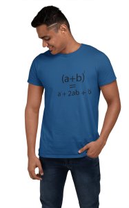 (a+b)2=a2+2ab+b2 (Blue T) -Clothes for Mathematics Lover - Foremost Gifting Material for Your Friends, Teachers, and Close Ones