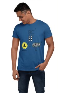 BC2=perpendicular2+base2 (Blue T) -Clothes for Mathematics Lover - Foremost Gifting Material for Your Friends, Teachers, and Close Ones