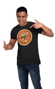 Pizza (Black T) - Clothes for Mathematics Lover - Foremost Gifting Material for Your Friends, Teachers, and Close Ones