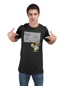 Hen (Black T) - Clothes for Mathematics Lover - Foremost Gifting Material for Your Friends, Teachers, and Close Ones