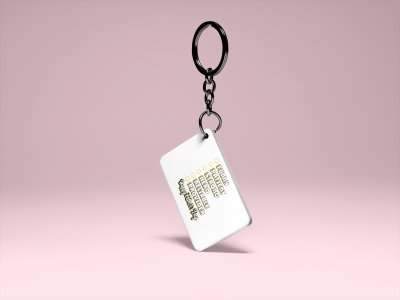 Happy fathers day- Printed Keychain