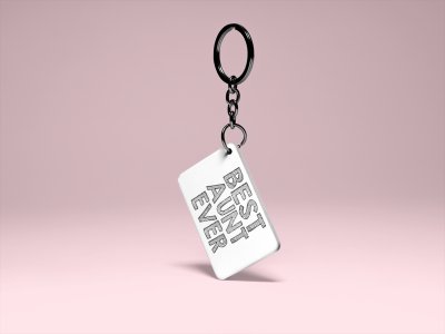Best Aunt Ever- Printed Keychain