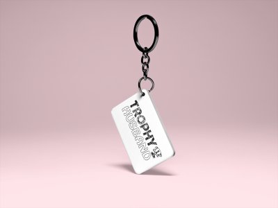 Trophy Husband- Printed Keychain