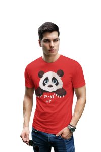 Panda -Clothes for Mathematics Lover - Suitable for Math Lover Person - Foremost Gifting Material for Your Friends, Teachers, and Close Ones