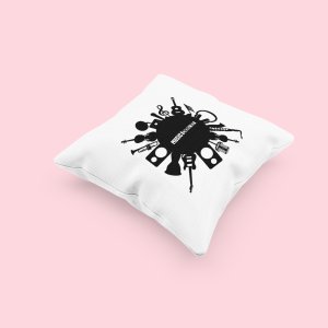 Music Background - Special Printed Pillow Covers For Music Lovers(Combo Set of 2)
