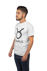 Taurus (White T) - Printed Zodiac Sign Tshirts - Made especially for astrology lovers people