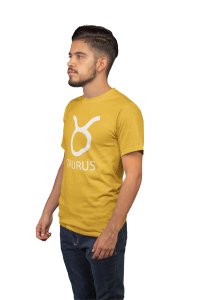 Taurus (Yellow T) - Printed Zodiac Sign Tshirts - Made especially for astrology lovers people