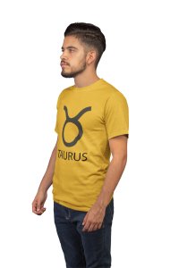 Taurus (Yellow T) - Printed Zodiac Sign Tshirts - Made especially for astrology lovers people