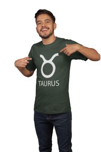 Taurus (Green T) - Printed Zodiac Sign Tshirts - Made especially for astrology lovers people