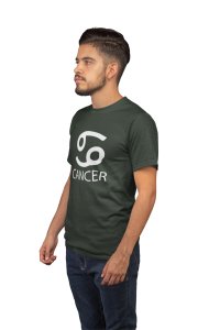 Cancer (Green T) - Printed Zodiac Sign Tshirts - Made especially for astrology lovers people