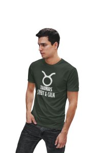 Taurus, sweet and calm (Green T) - Printed Zodiac Sign Tshirts - Made especially for astrology lovers people