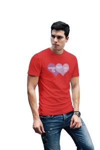 Cancer, Libra, Communicative couple (Red T) - Printed Zodiac Sign Tshirts - Made especially for astrology lovers people