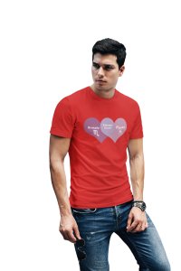 Scorpio, Pisces, Intense couple (Red T) - Printed Zodiac Sign Tshirts - Made especially for astrology lovers people
